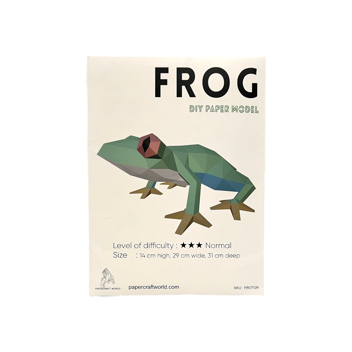 PaperCraft 3D Model (Frog)