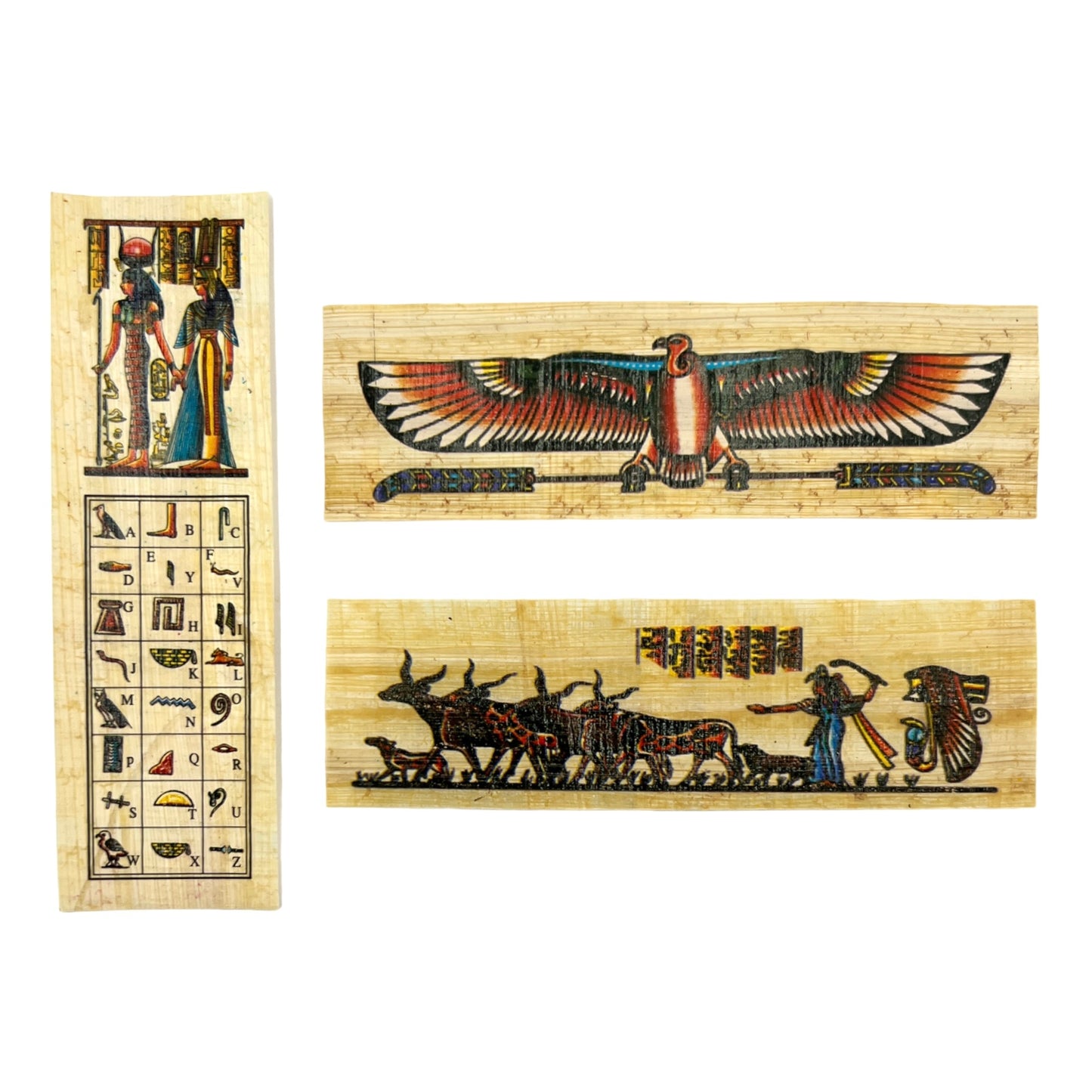 Papyrus Bookmarks (Set of 3)