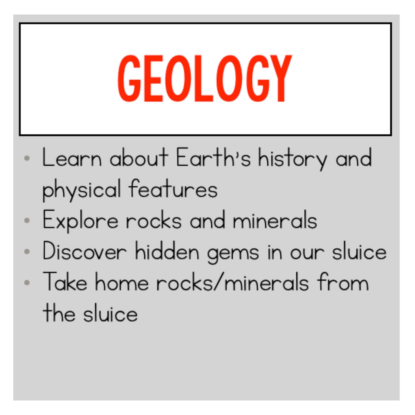 Geology Class