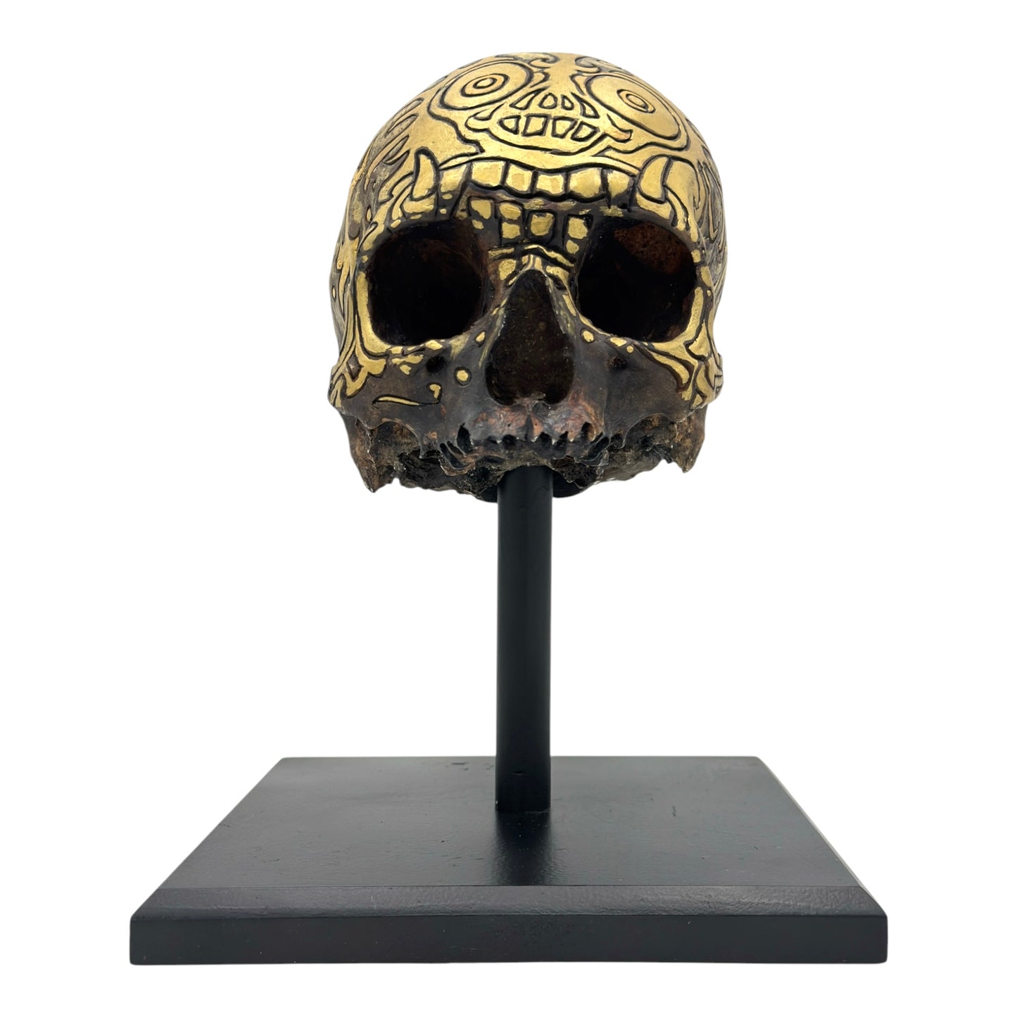 Gold Dayak Skull