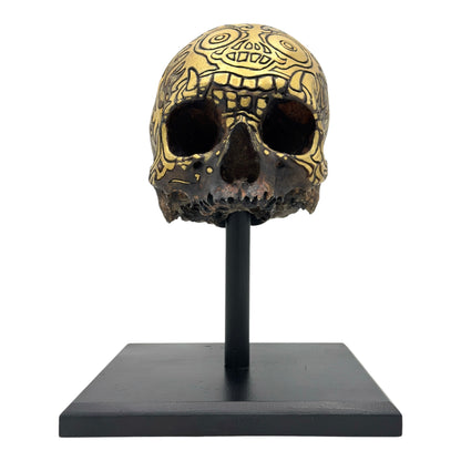 Gold Dayak Skull