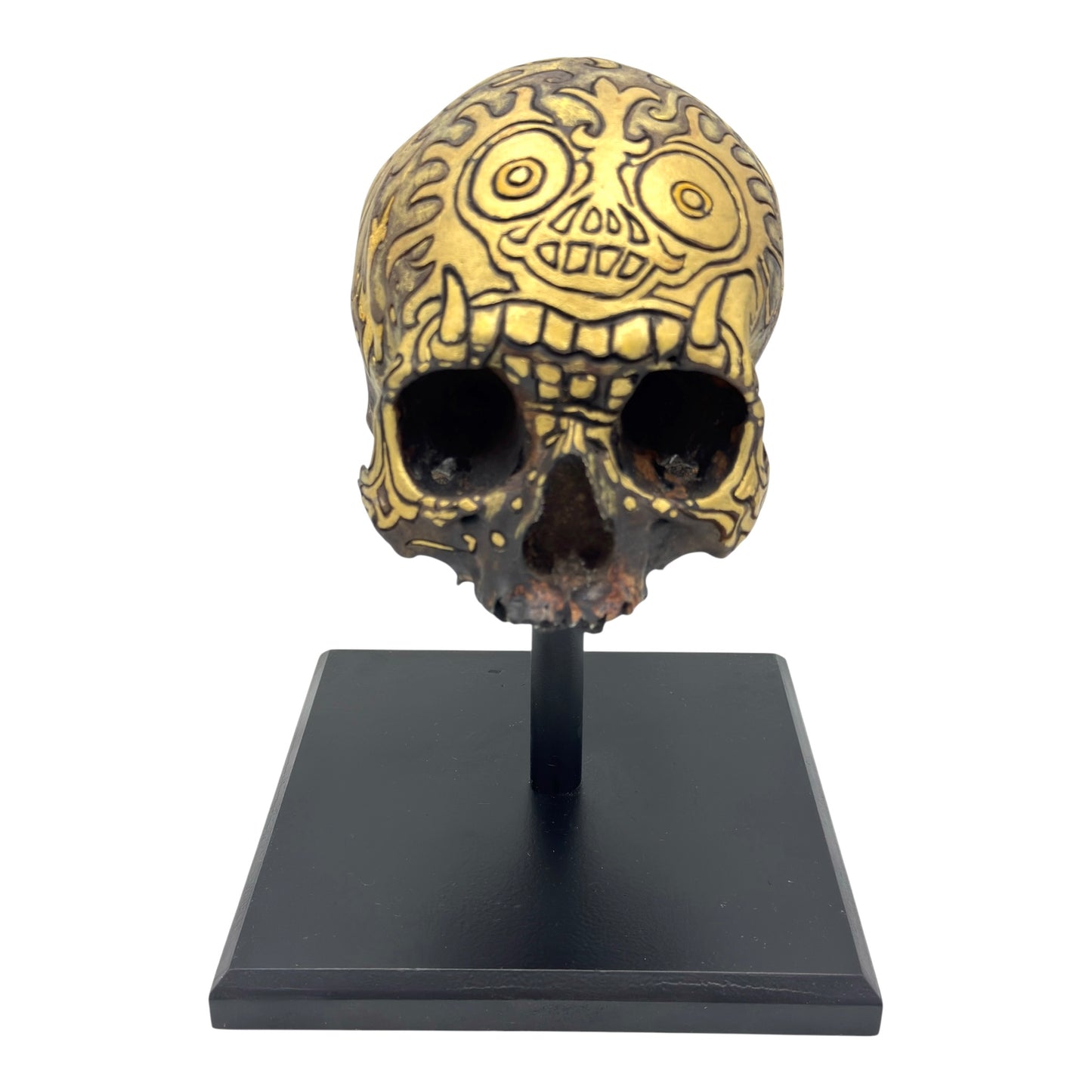 Gold Dayak Skull