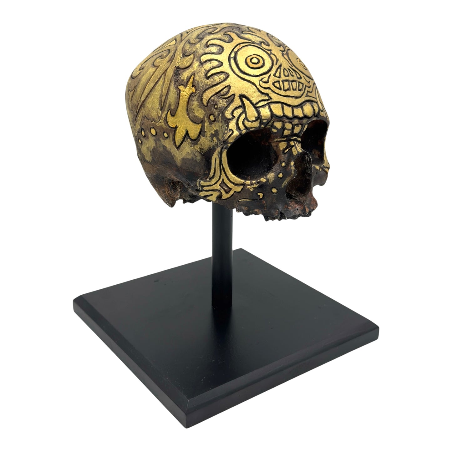 Gold Dayak Skull