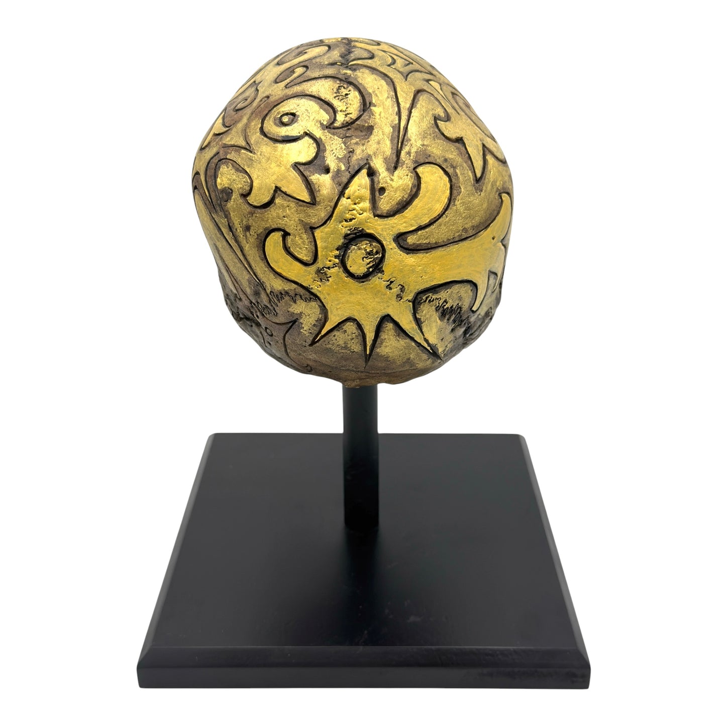 Gold Dayak Skull