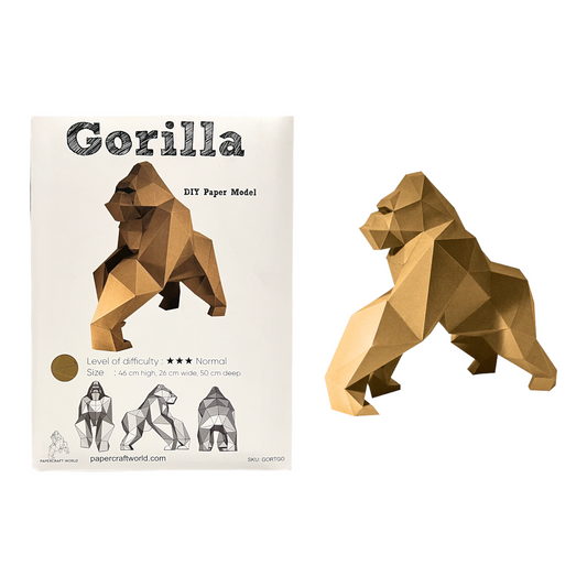 PaperCraft 3D Model (Gorilla)