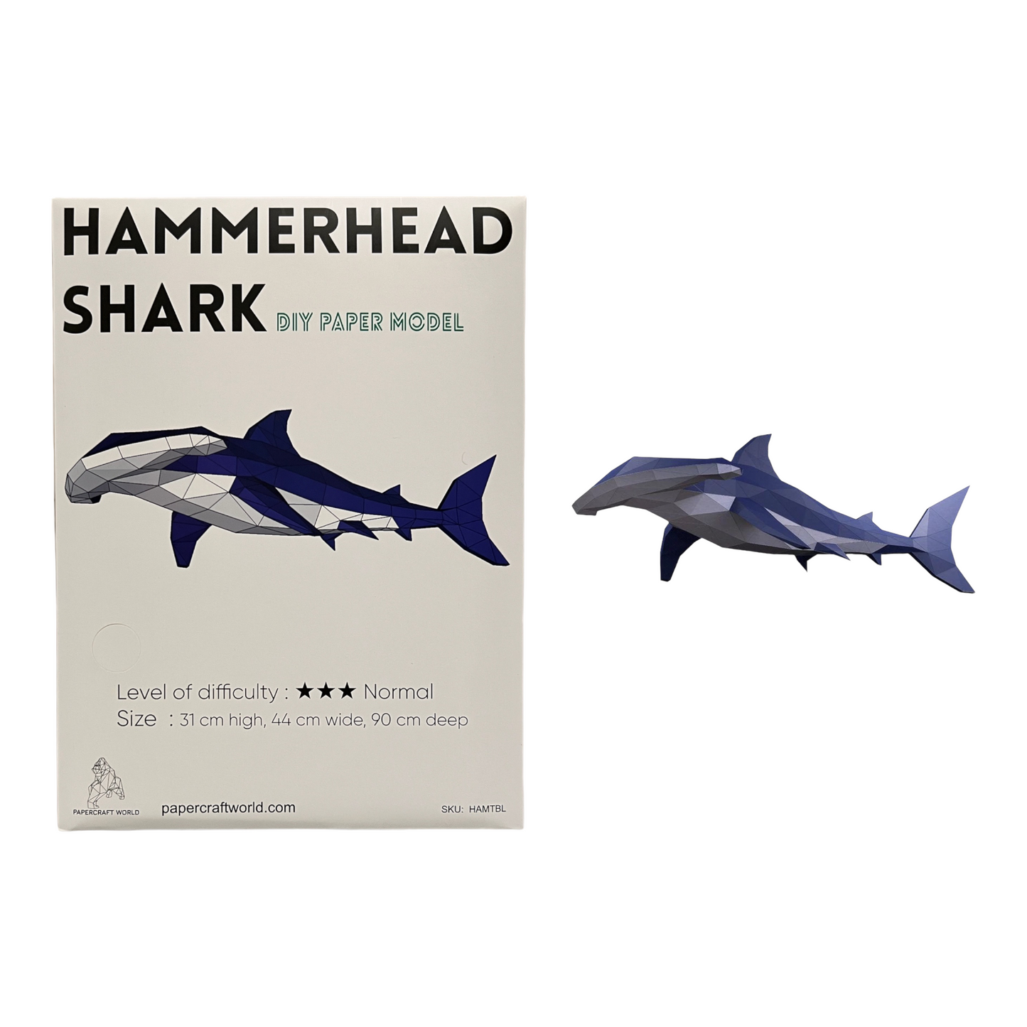 PaperCraft 3D Model (Hammerhead Shark)