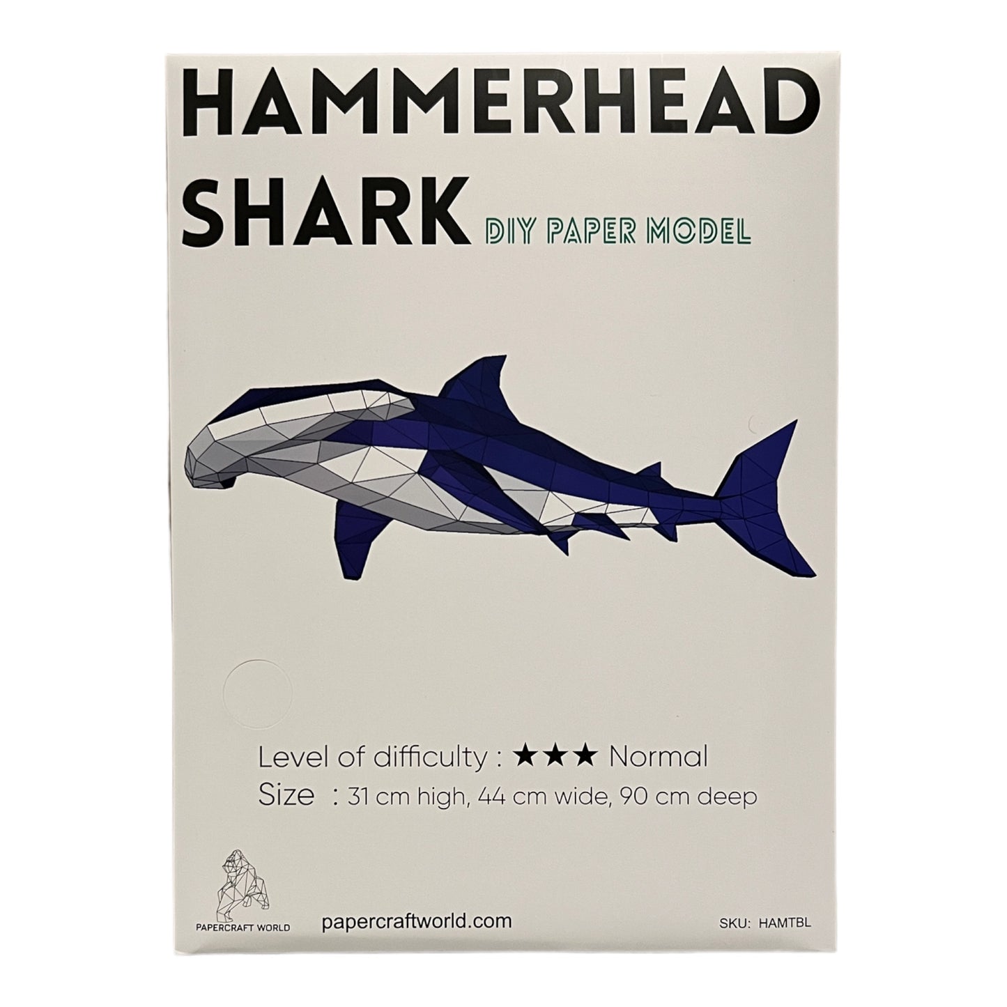 PaperCraft 3D Model (Hammerhead Shark)