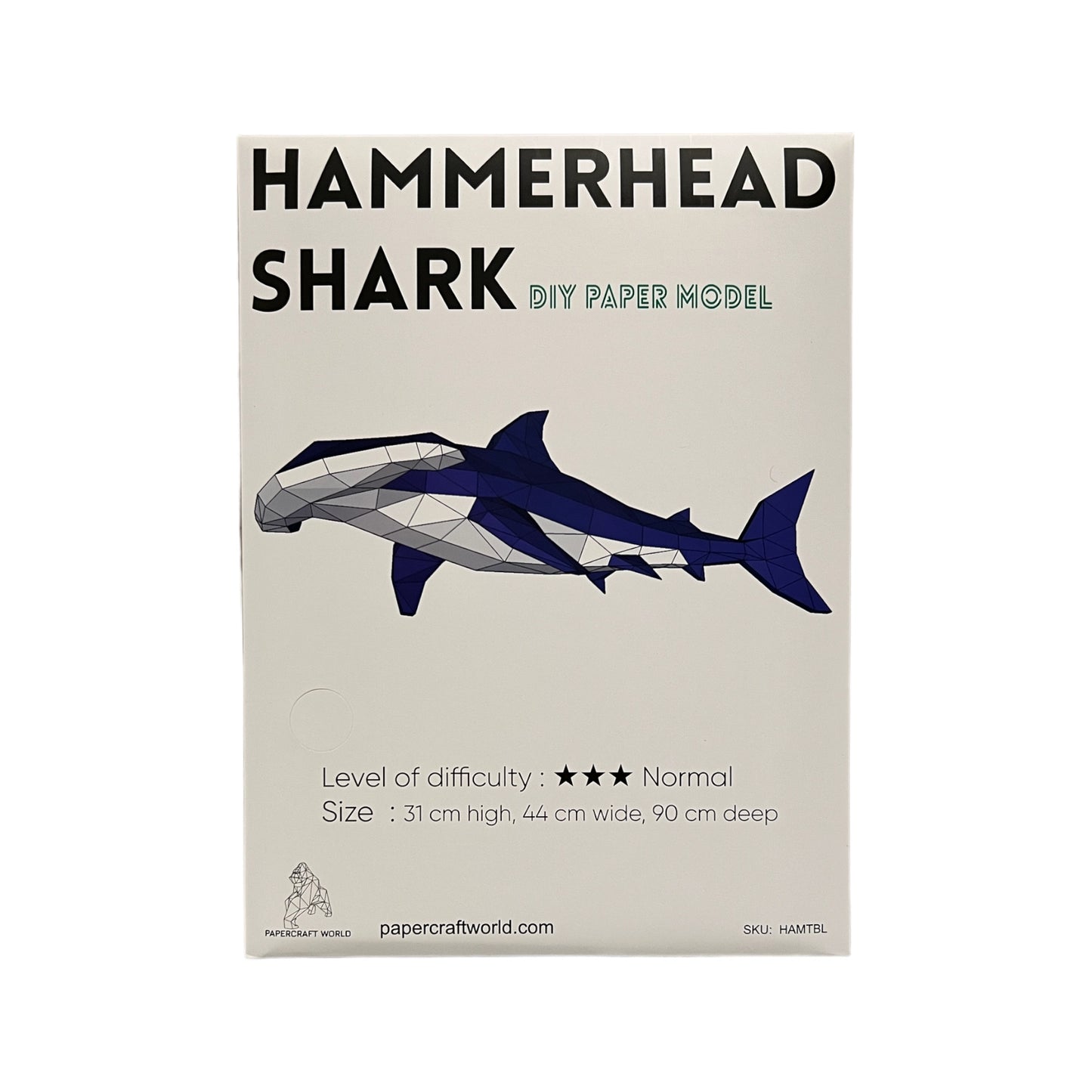 PaperCraft 3D Model (Hammerhead Shark)