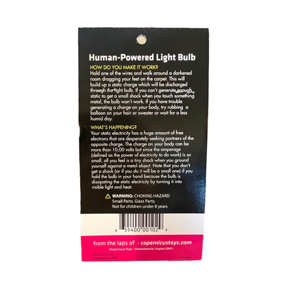 Human-Powered Light Bulb