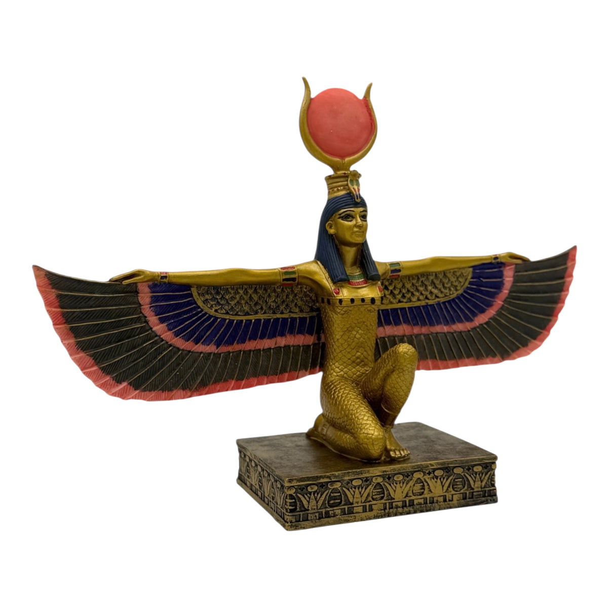 Egyptian Goddess Isis with Open Wings