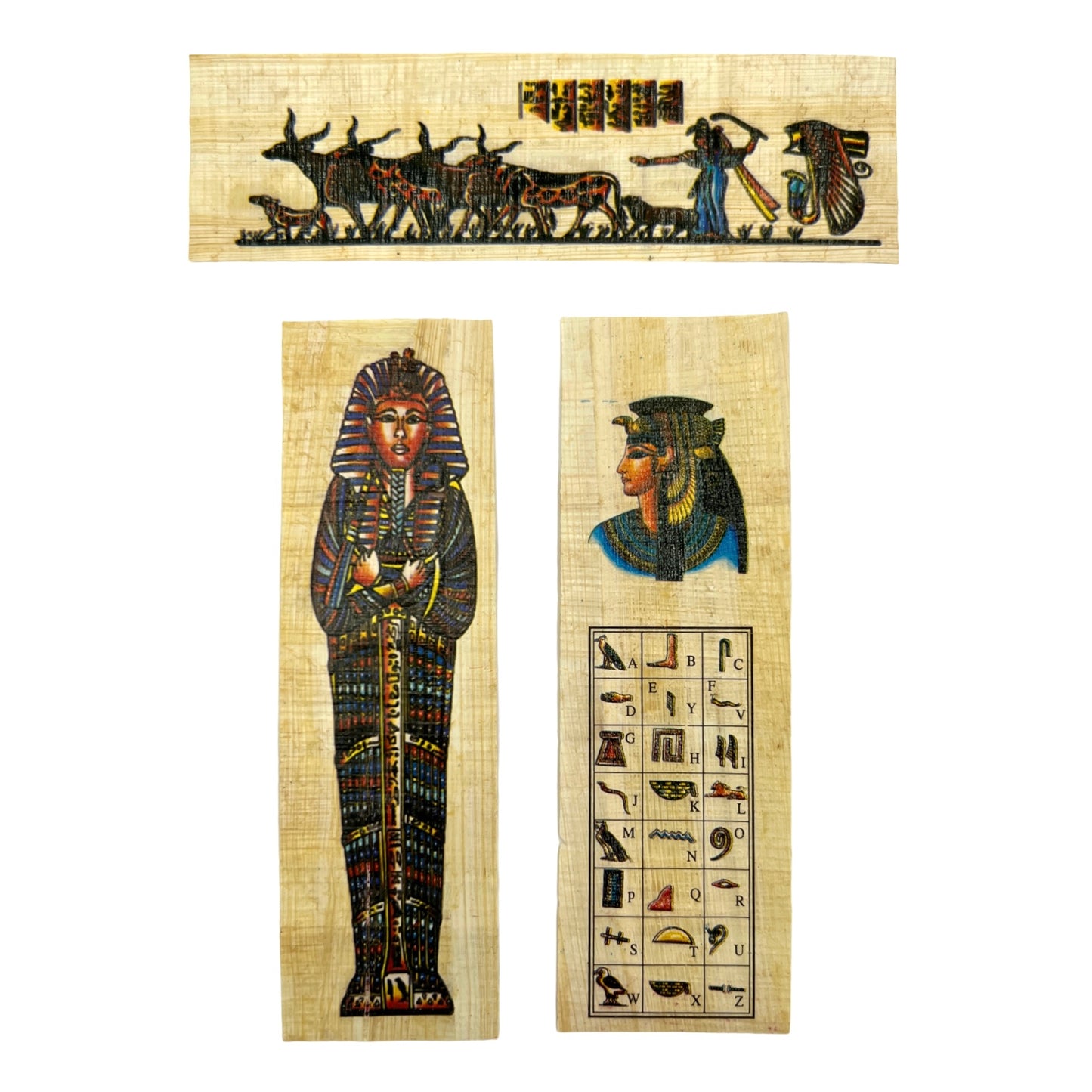 Papyrus Bookmarks (Set of 3)