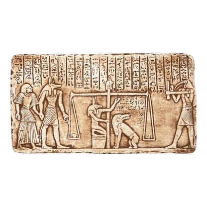 Egyptian Judgement Scene Plaque