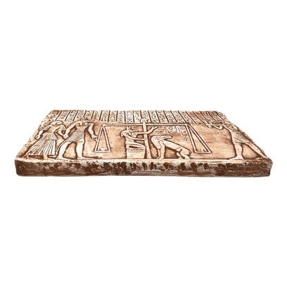 Egyptian Judgement Scene Plaque