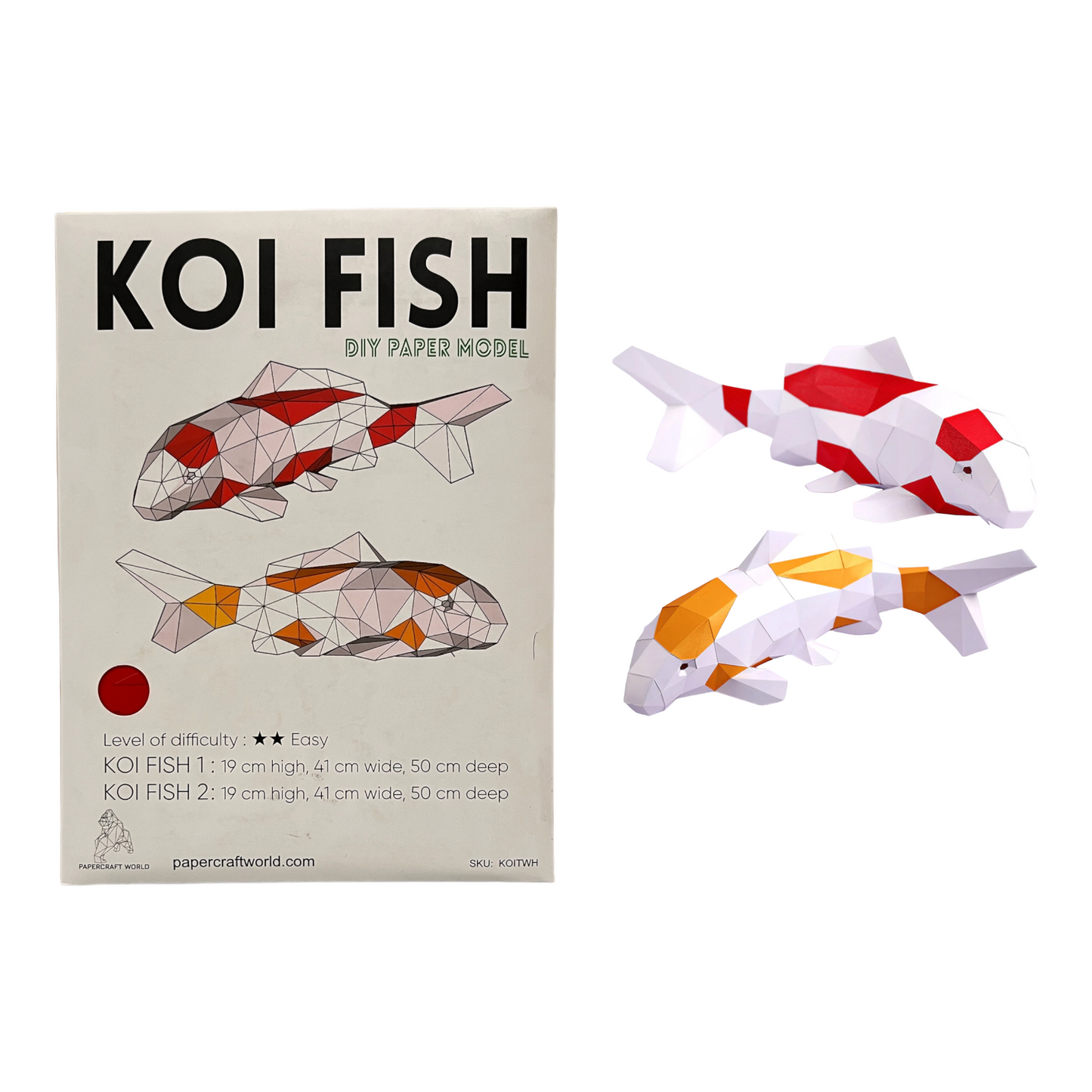 PaperCraft 3D Model (Koi Fish)