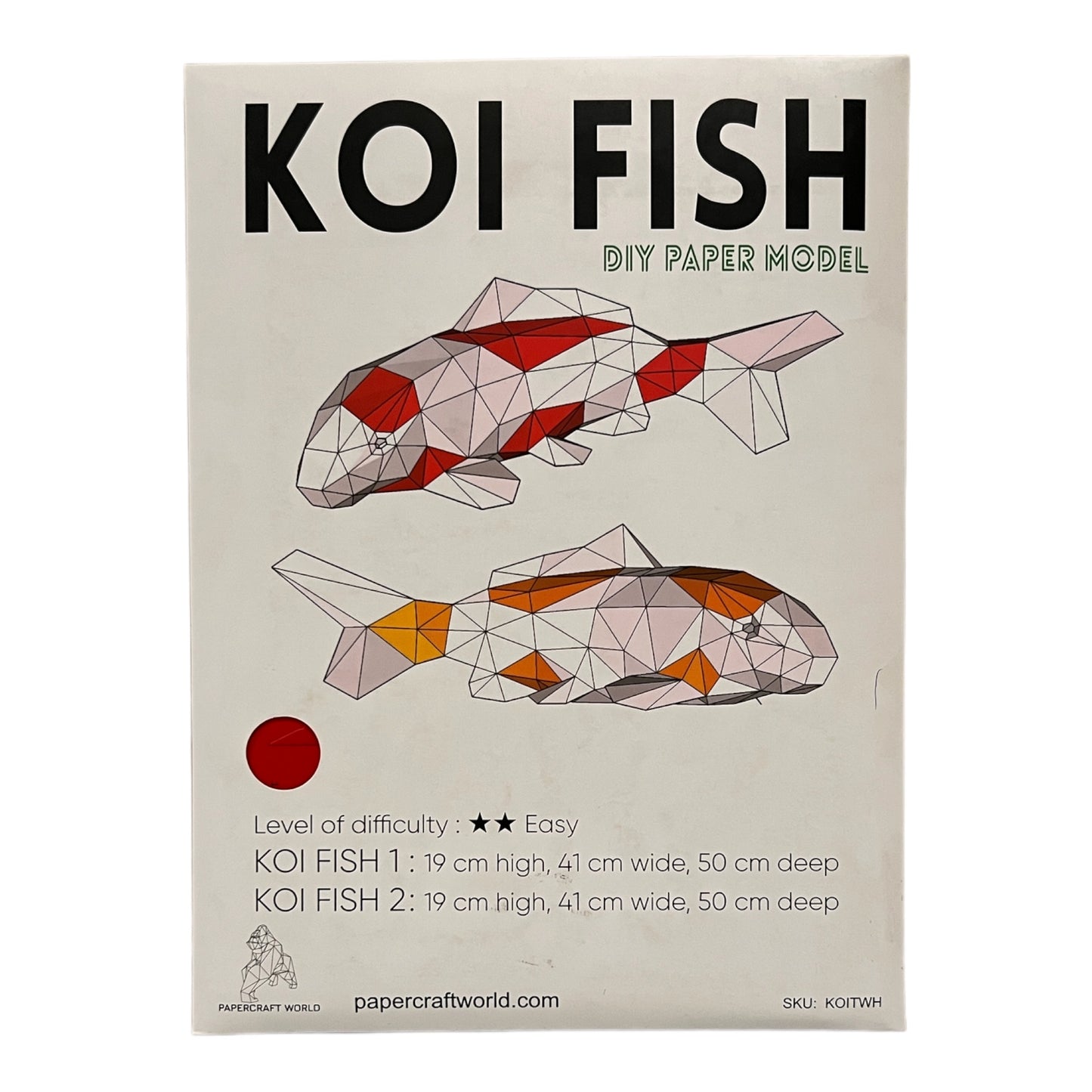 PaperCraft 3D Model (Koi Fish)