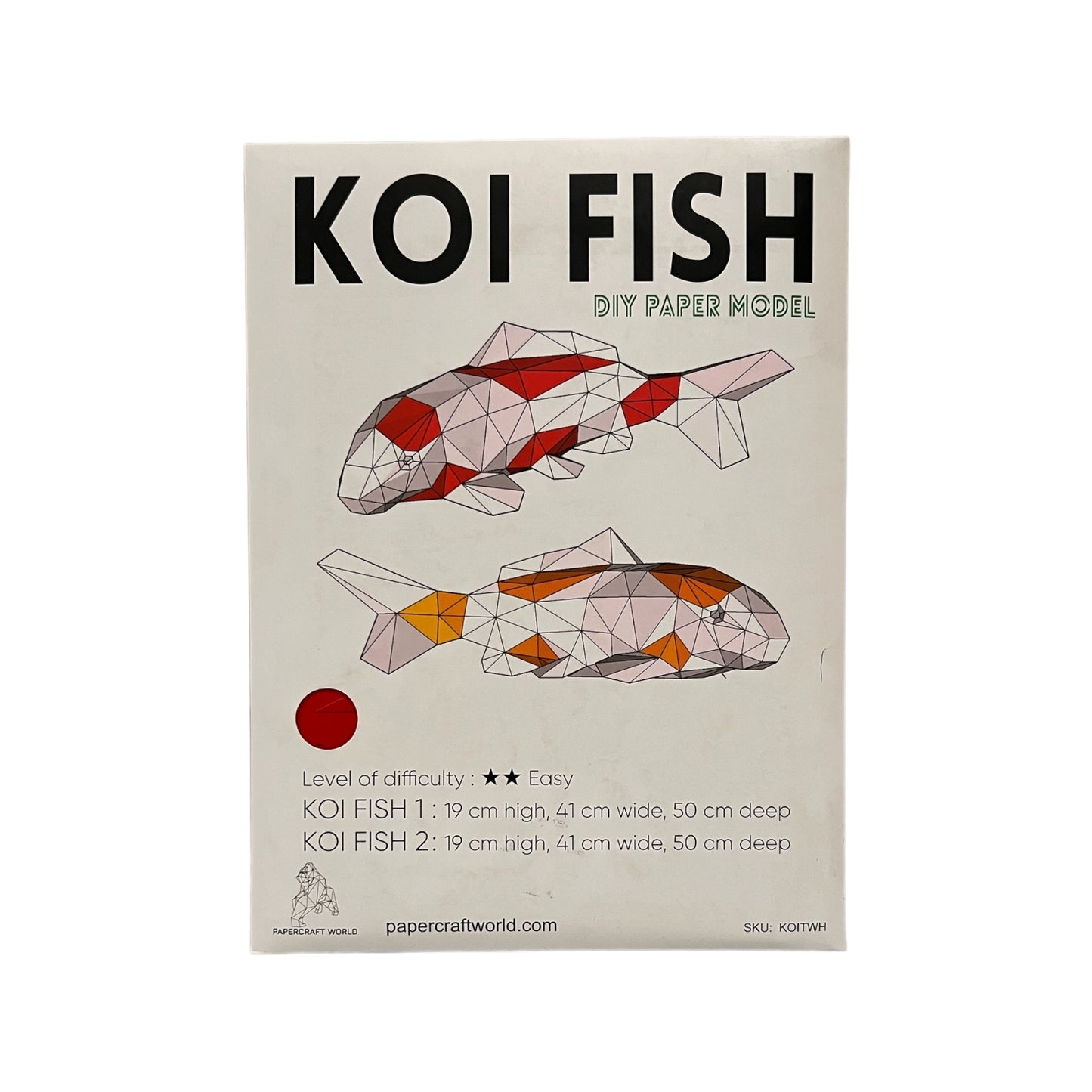 PaperCraft 3D Model (Koi Fish)