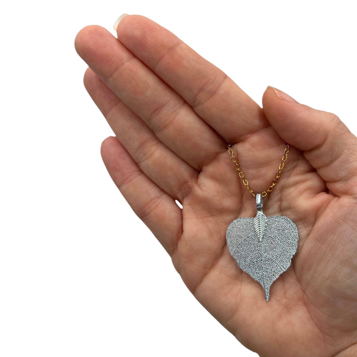 Leaf Heart Necklace