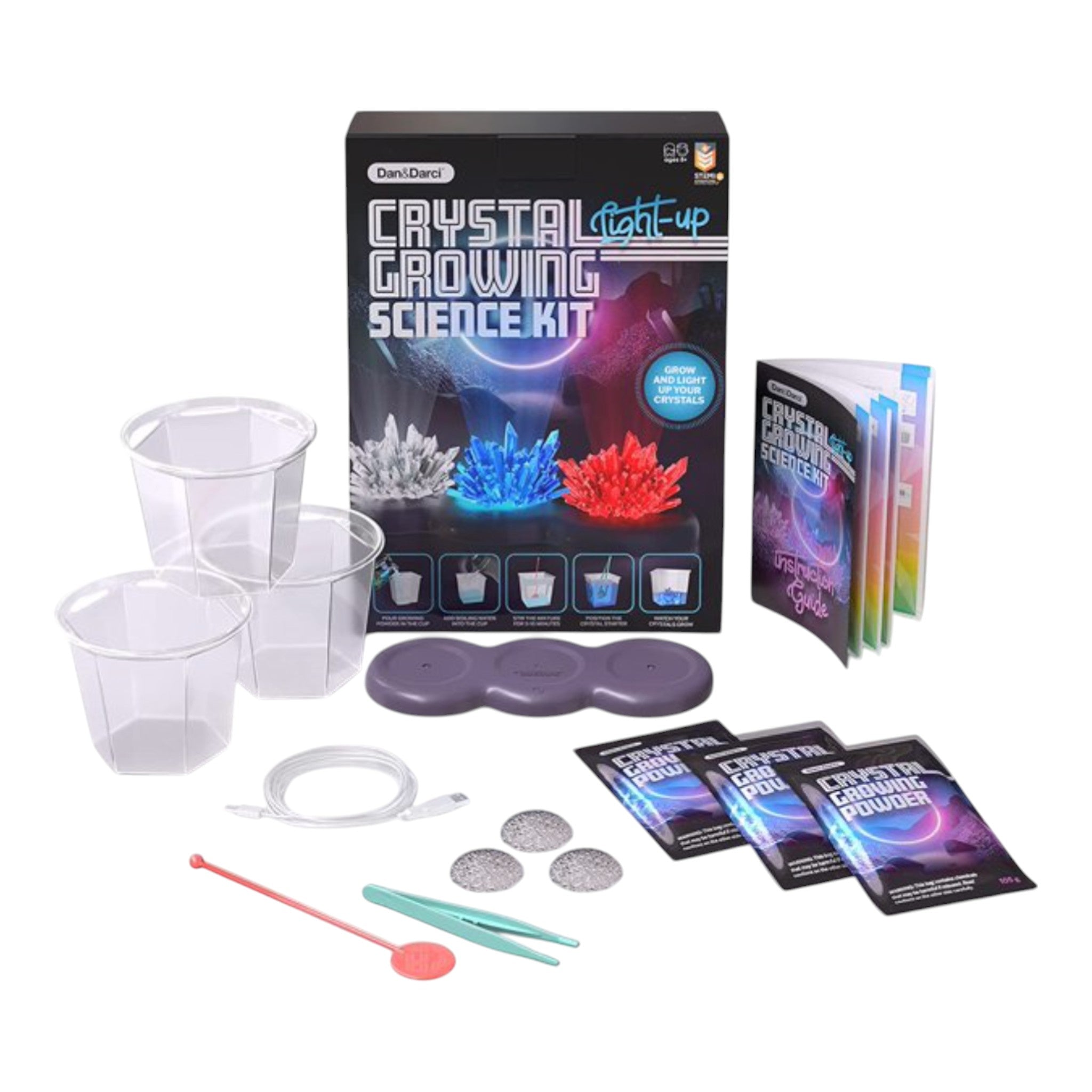 Light-Up Crystal Growing Kit – Tyrannostorus