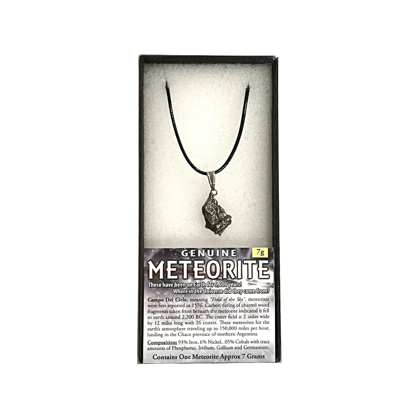 Genuine Meteorite Necklace