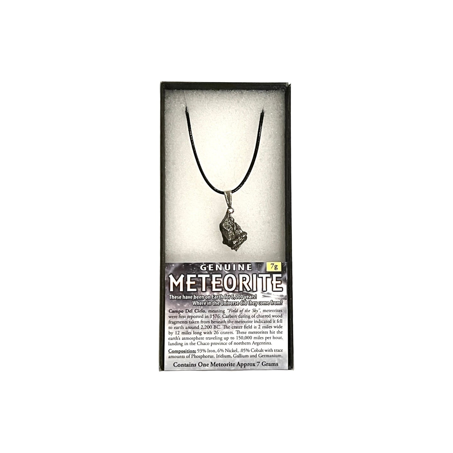 Genuine Meteorite Necklace