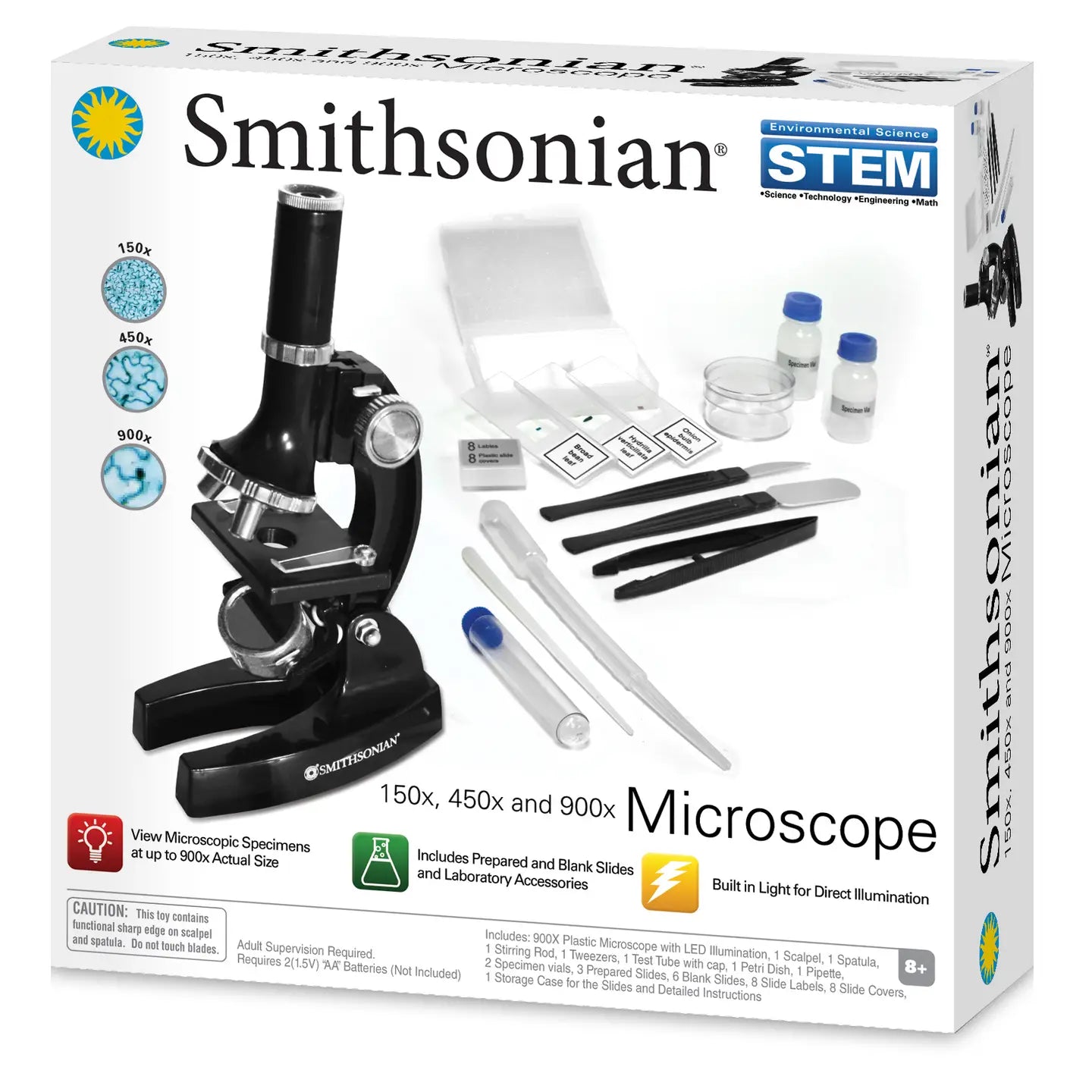 Smithsonian Microscope Kit – Explore the Microscopic World! – Tyrannostorus