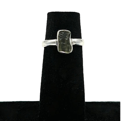 Moldavite Ring (Size 5.5)