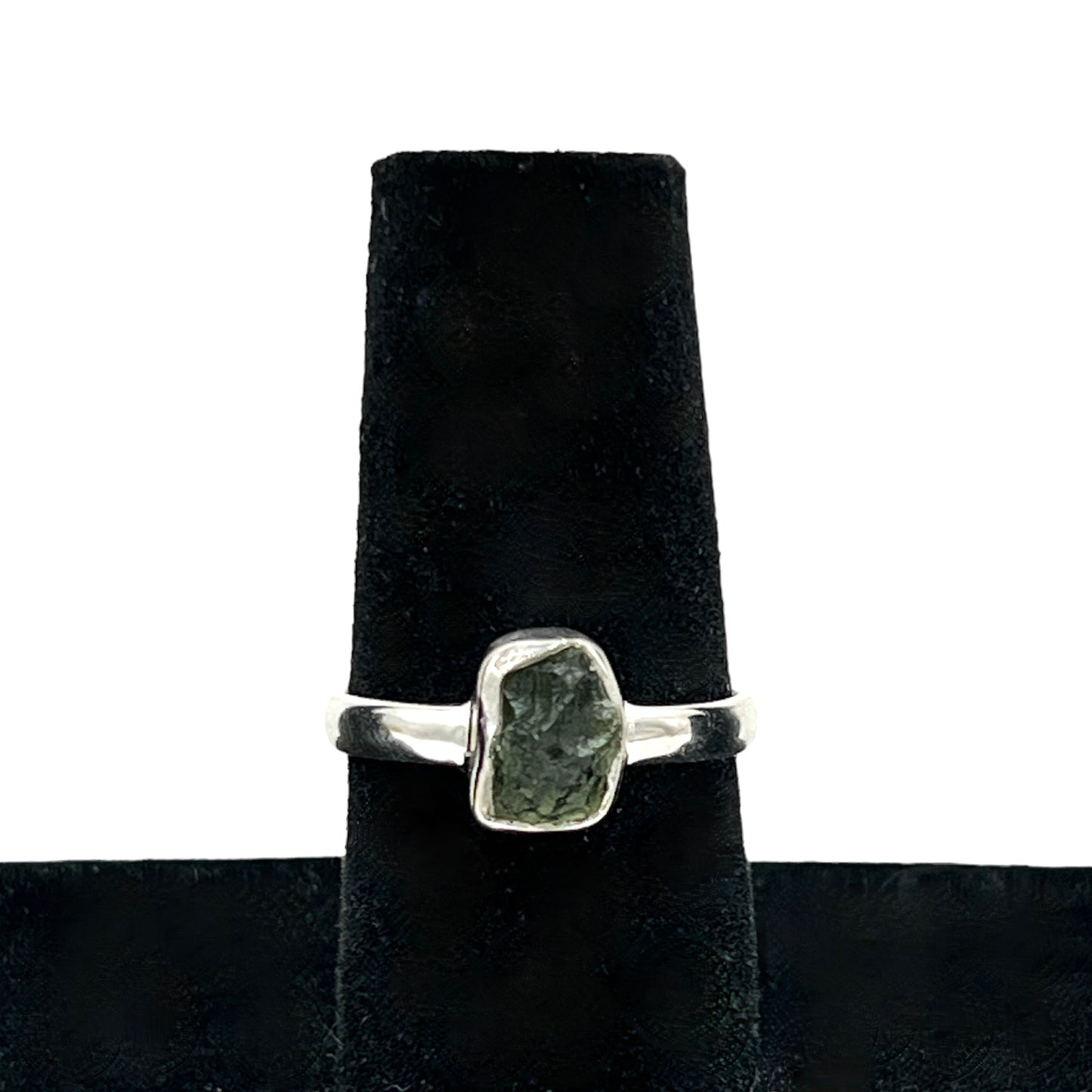 Moldavite Ring (Size 8)