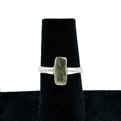 Moldavite Ring (Size 8)