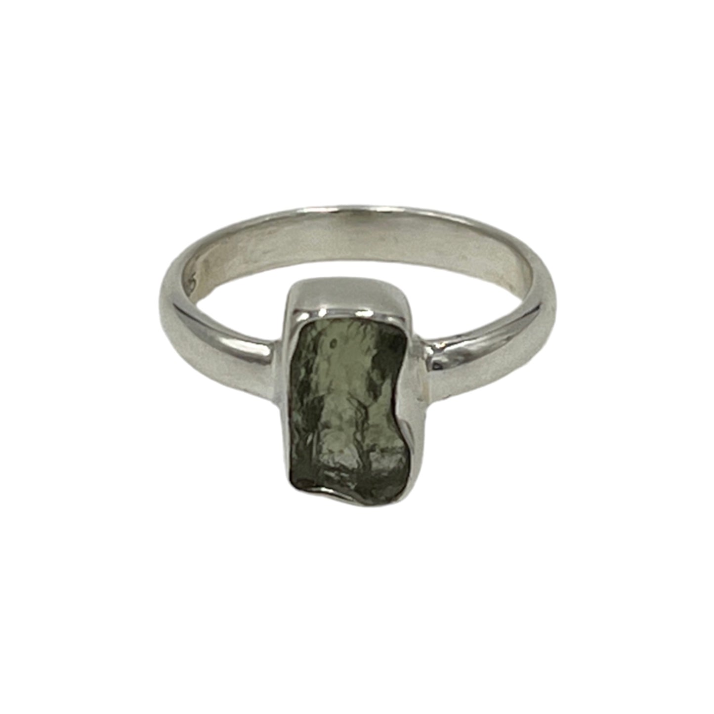 Moldavite Ring (Size 5.5)