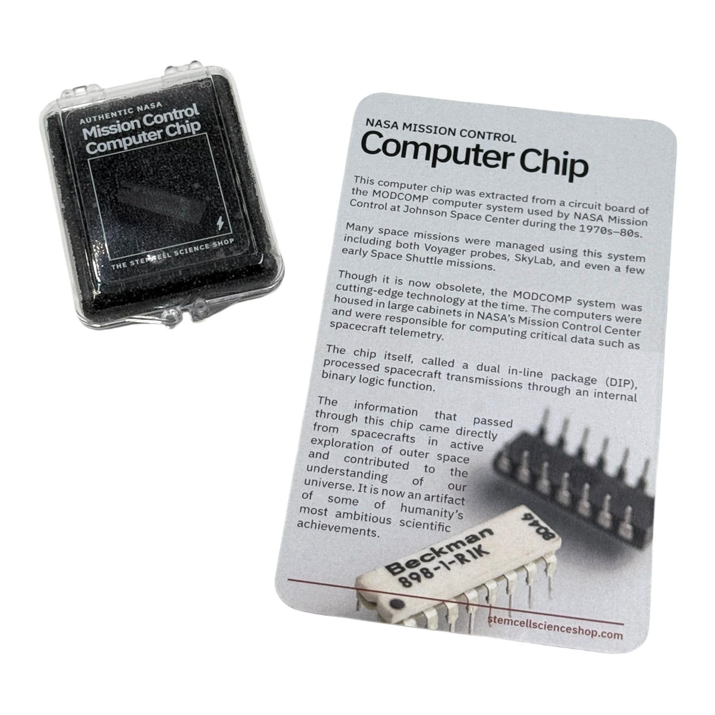 NASA Mission Conrol Computer Chip