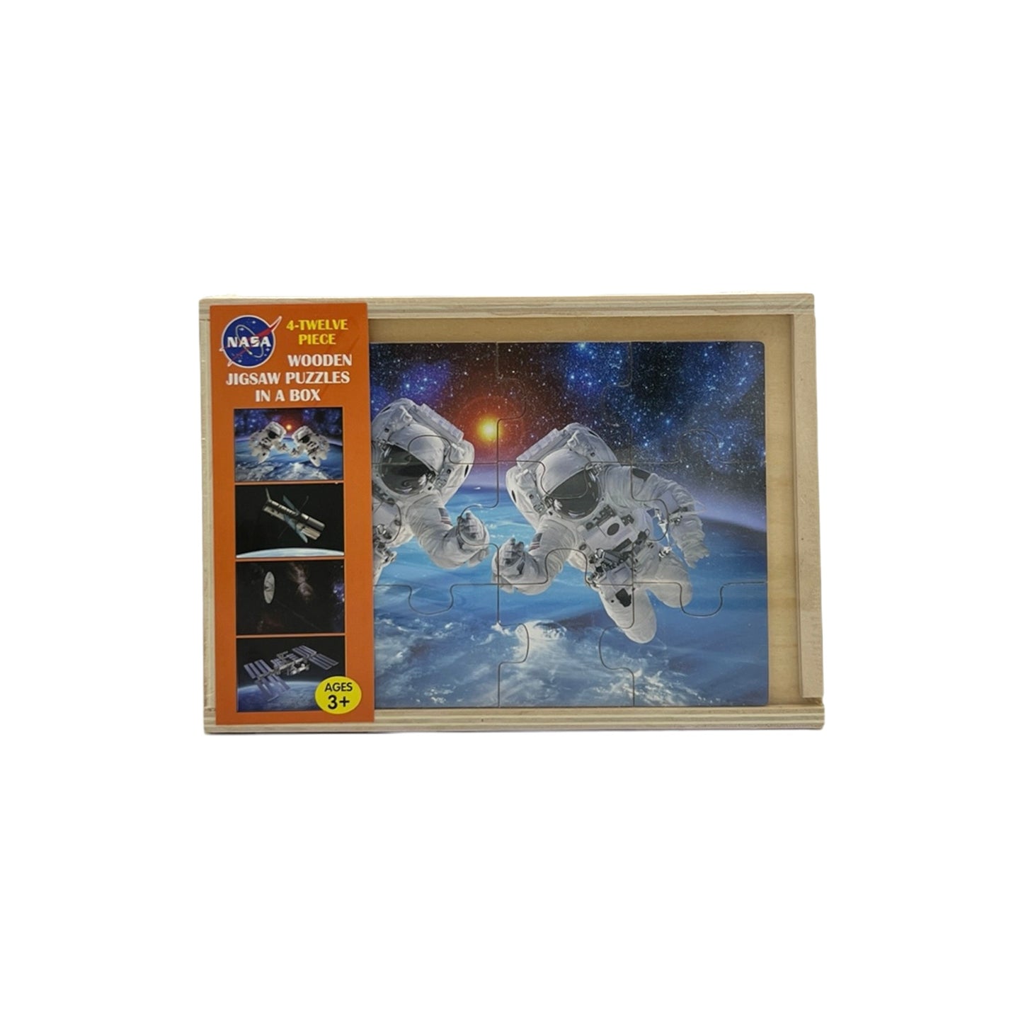 NASA Wooden Puzzle Box