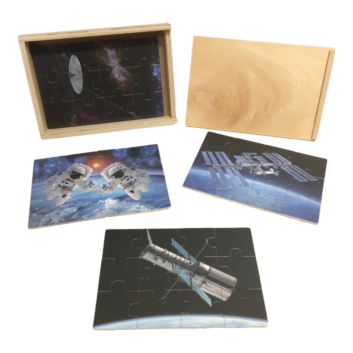 NASA Wooden Puzzle Box