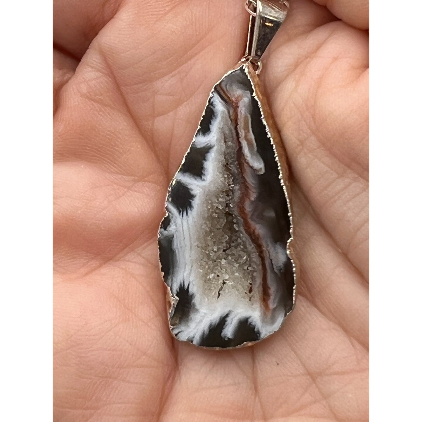 Agate Slice Necklace