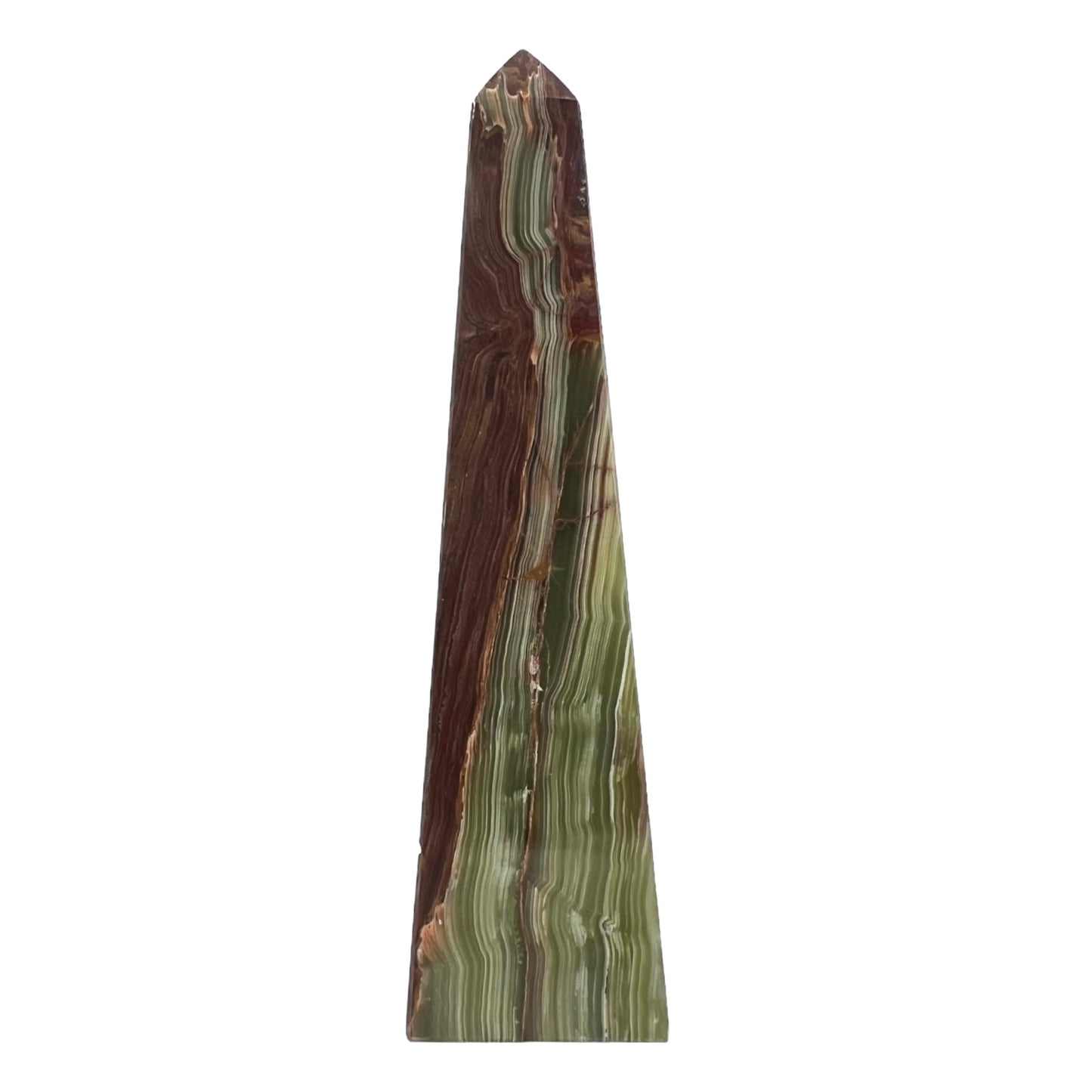 Green Onyx Obelisk (16")