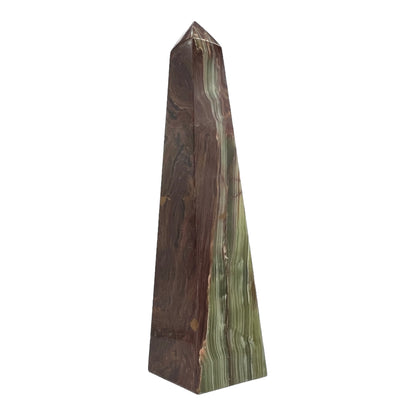 Green Onyx Obelisk (16")