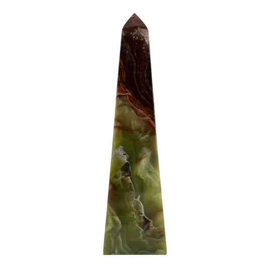 Green Onyx Obelisk (16")