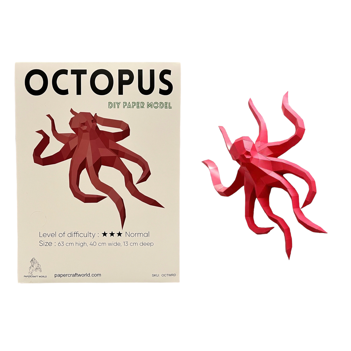 PaperCraft 3D Model (Octopus)