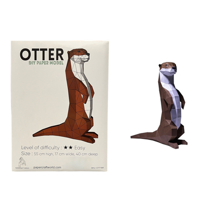 PaperCraft 3D Model (Otter)