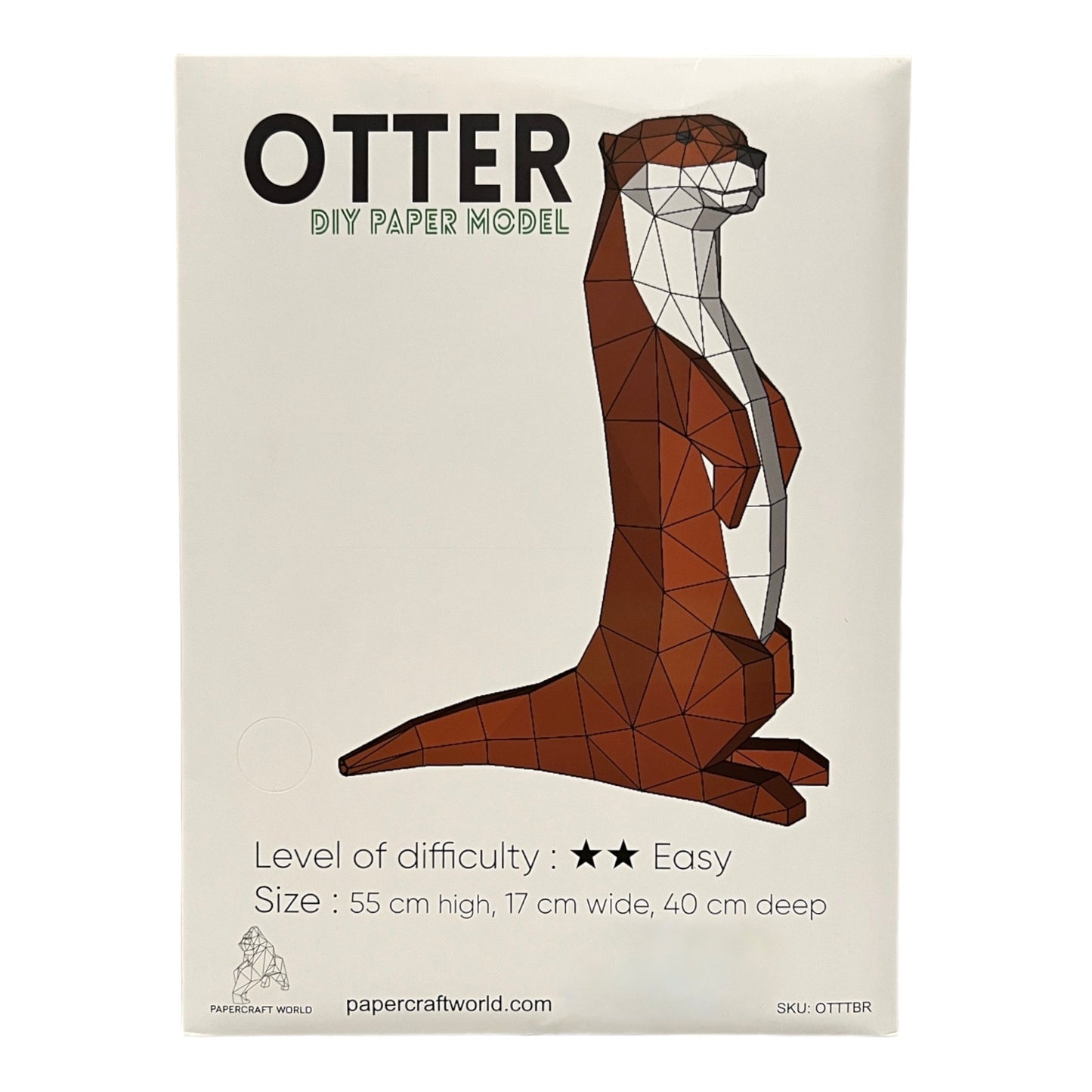 PaperCraft 3D Model (Otter)