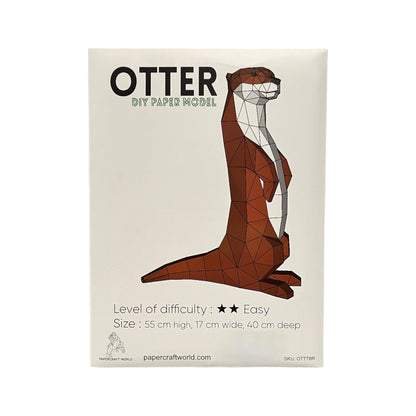 PaperCraft 3D Model (Otter)