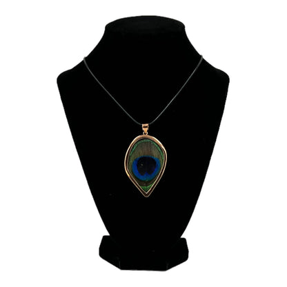 Peacock Feather Necklace