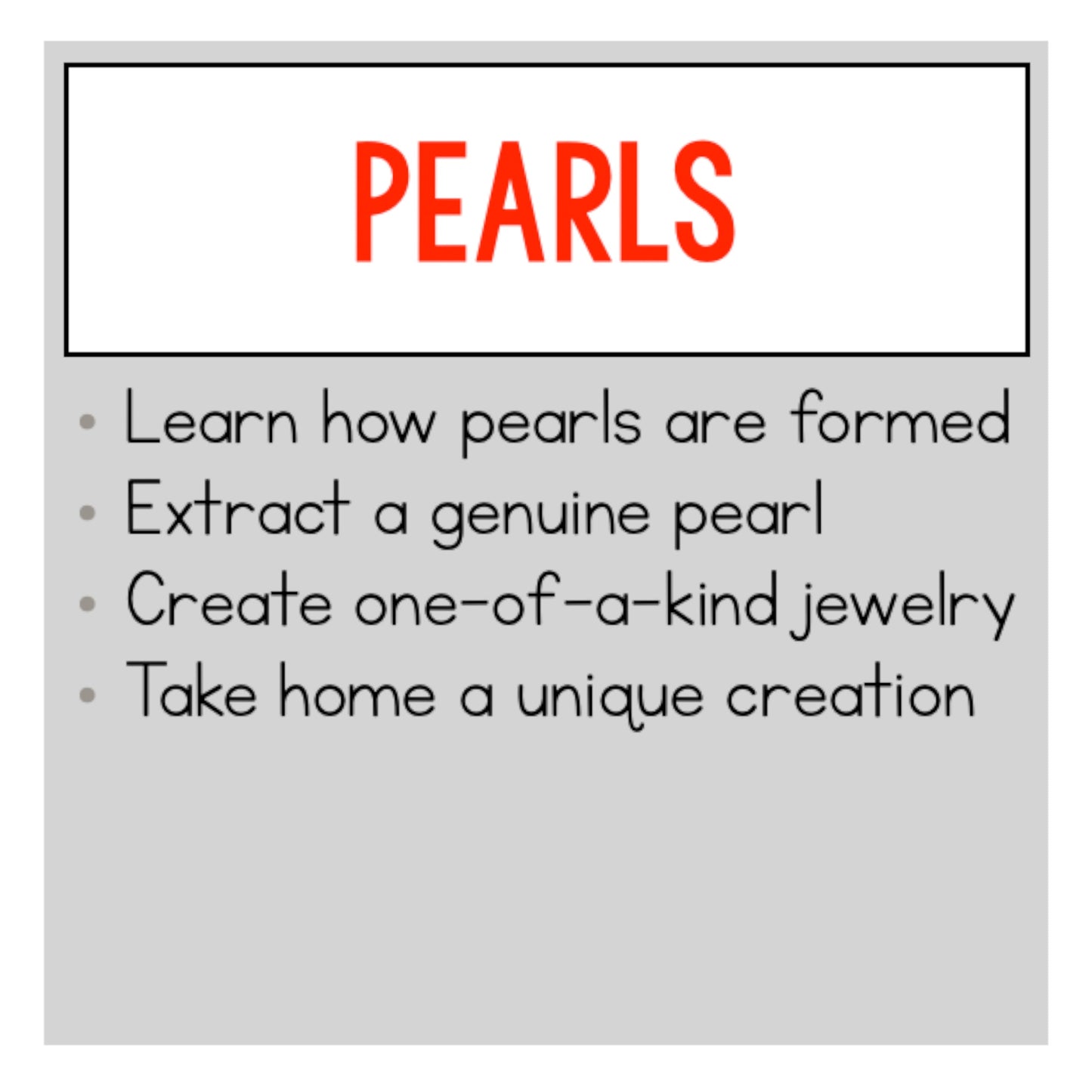 Natural History of Pearls