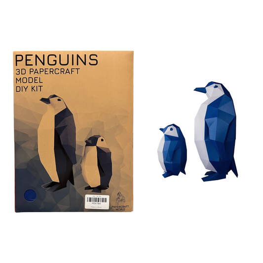 PaperCraft 3D Model (Penguins)