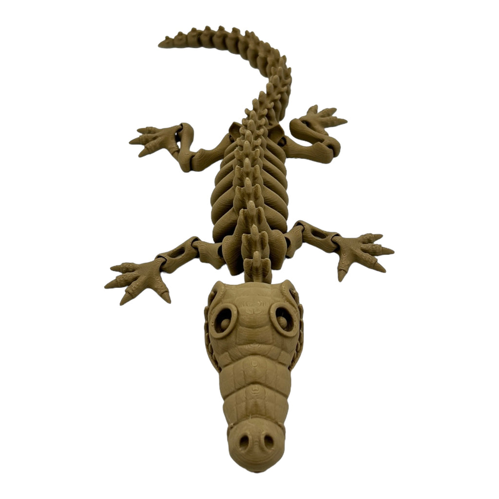 3D Printed Crocodile