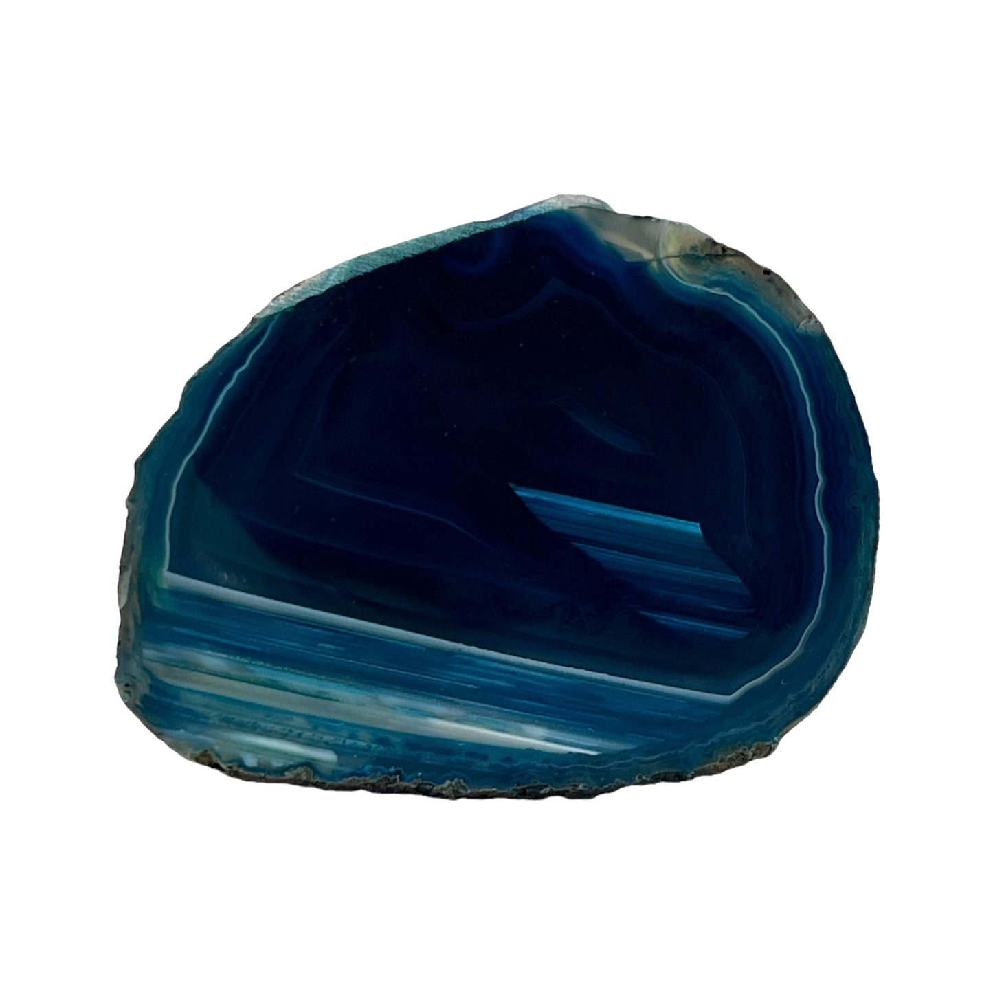 Agate Slice (Dark Blue)