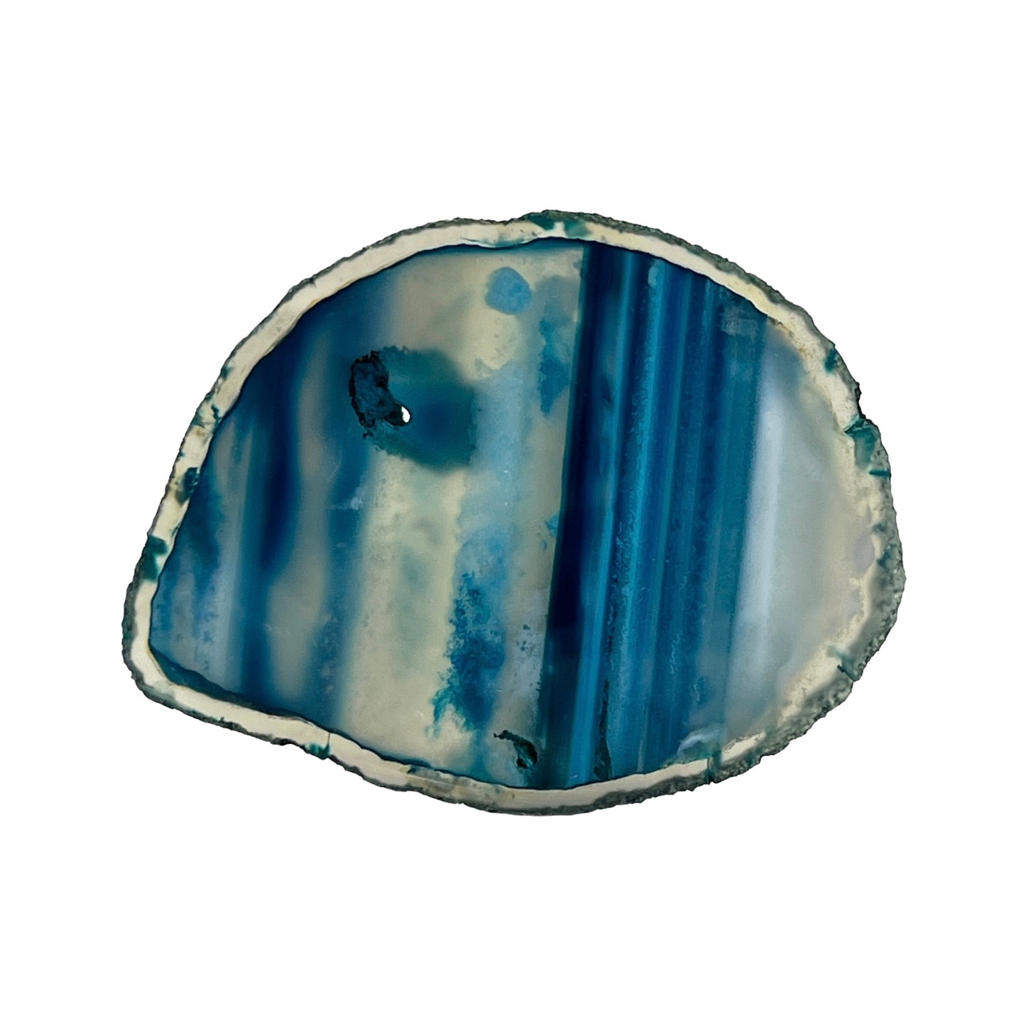 Agate Slice (Dark Blue)