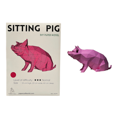 PaperCraft 3D Model (Pig)