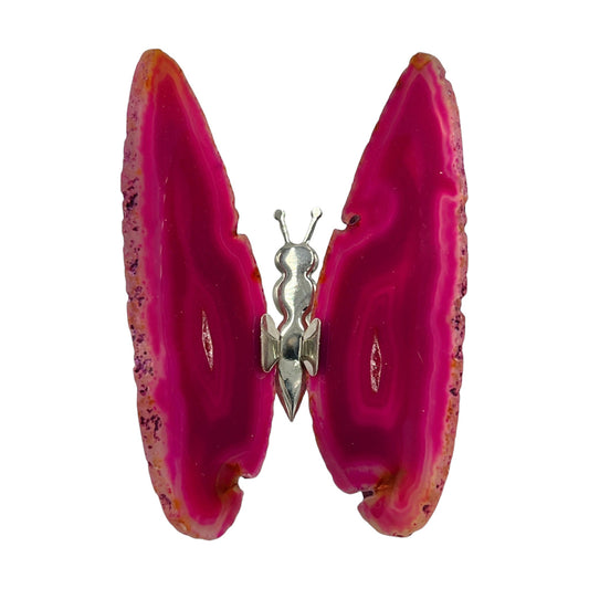 Agate Butterfly (Pink)