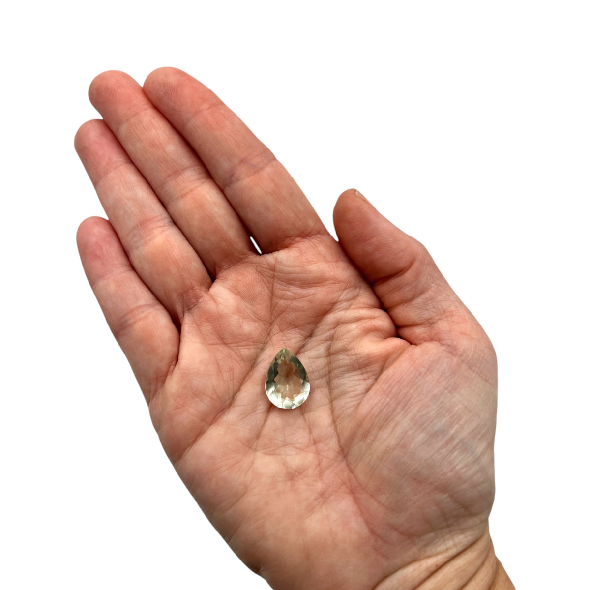 Cut Gemstone (Prasiolite)