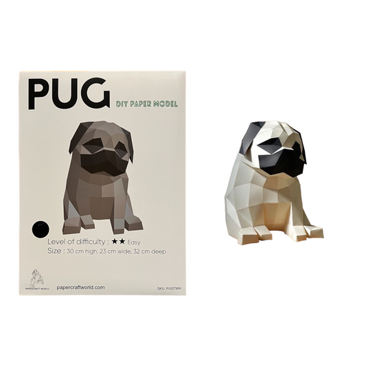 PaperCraft 3D Model (Pug)